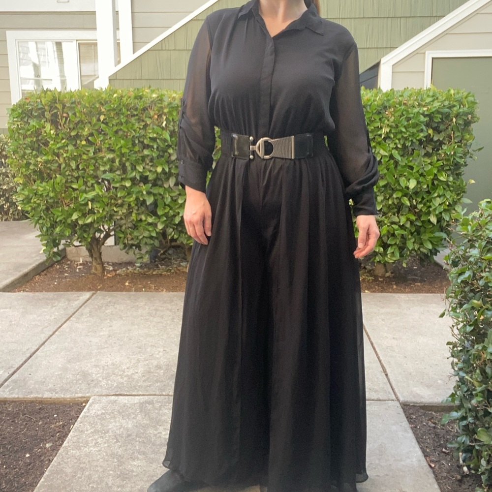 Pre-Loved New York & Company Black Jumpsuit with Versatile Silhouette